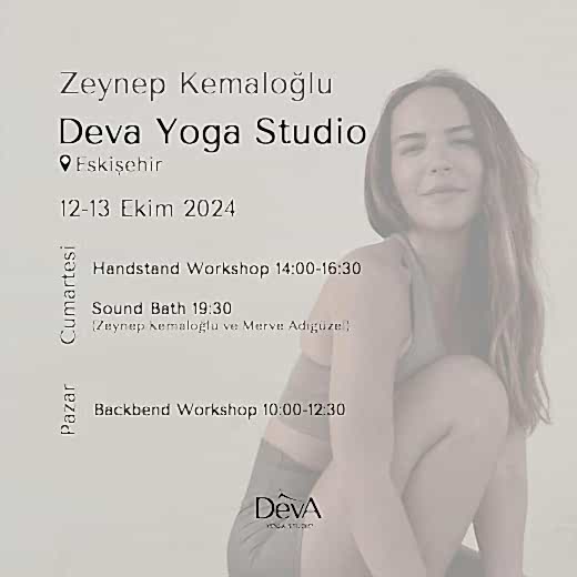 Zeynep Kemaloğlu - Backbend Workshop (12-13 Ekim 2024)