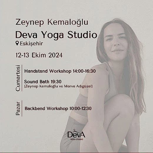 Zeynep Kemaloğlu - Handstand Workshop (12-13 Ekim 2024)